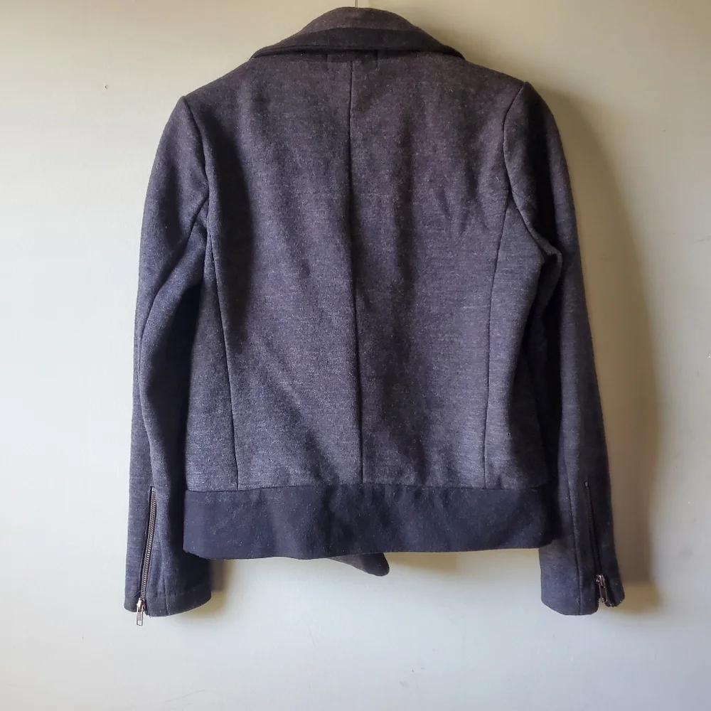 J. Crew Stretch Wool Motorcycle Jacket 07569 Size 2